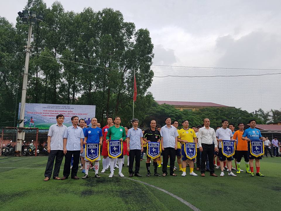 Bệnh viện đa khoa tỉnh Bắc Ninh tổ chức Giải bóng đá bệnh viện lần thứ II năm 2017 Bệnh viện đa khoa tỉnh Bắc Ninh tổ chức Giải bóng đá bệnh viện lần thứ II năm 2017